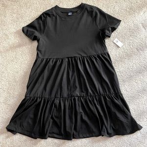NWT Old Navy black t shirt dress with pockets Size M